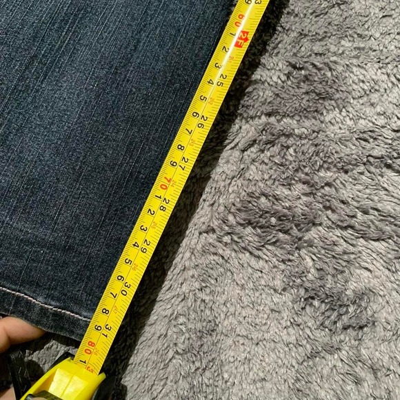 Y2K Grunge washed black Flared Jeans - Picture 6 of 8